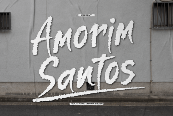Amorim Santos Font: Bold Branding for Small Business