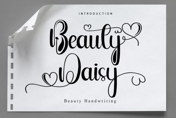 Beauty Daisy: The Elegant Handwritten Font for Crafters
