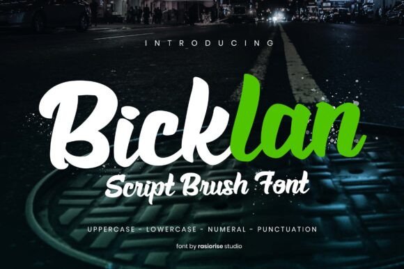 Bicklan Font: A Designer’s Take on Handwritten Script