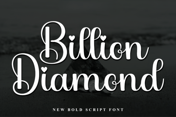 Billion Diamond: A Soft Script Font for Crafters