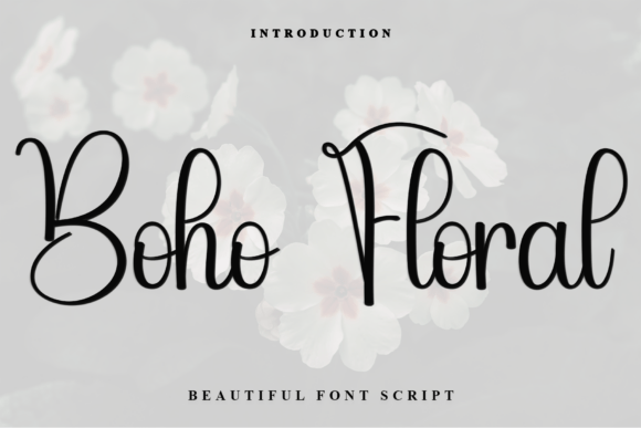Boho Floral: A Warm Typeface for Creative Brands