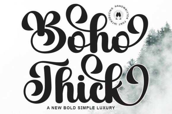 Boho Thick: A Script Font for Polished Web Design