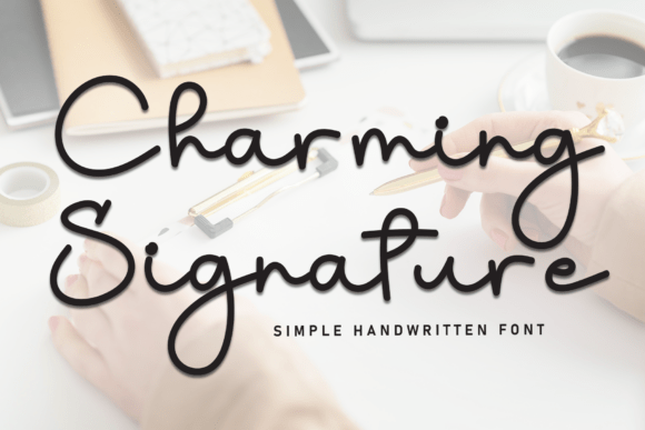 Charming Signature: A Handwritten Font for Modern Campaigns
