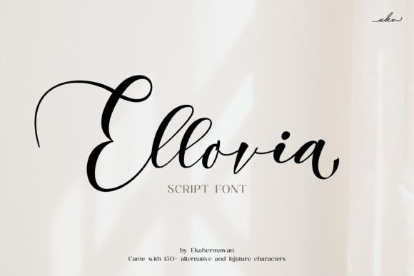 Ellovia: A Script Font for Polished Branding