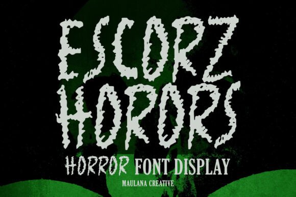 Escorz Horors: A Spooky Display Font for Web Design