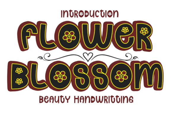 Flower Blossom: A Sweet Script Font for Editorial Design