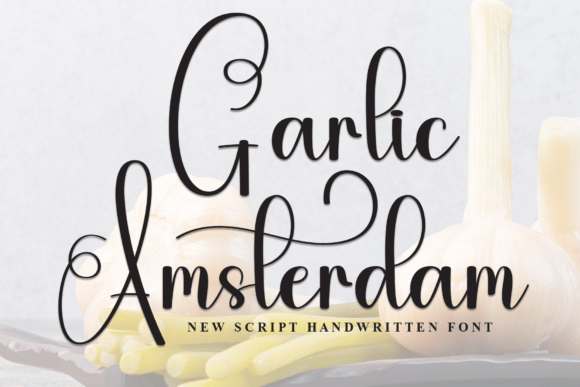 Garlic Amsterdam: A Handwritten Font for Makers