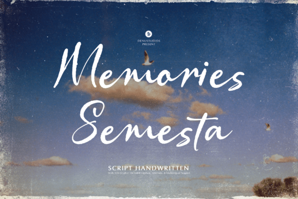 Memories Semesta: A Script Font for Clear Campaigns