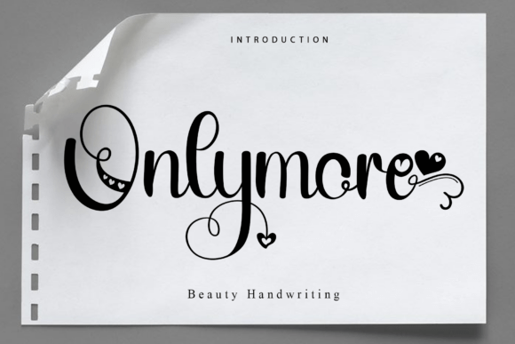 Onlymore: The Handwritten Font for Crafters
