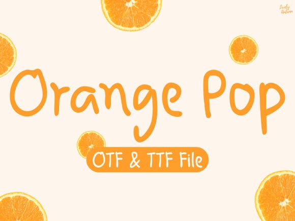 Orange Pop: A Playful Handwritten Font for Editorial Design