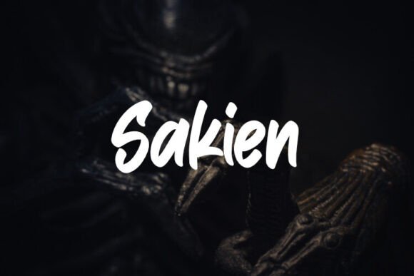 Sakien: A Script Font for Bold Campaigns