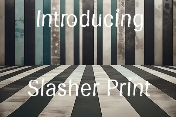Slasher Print: A Versatile Typeface for Modern Branding