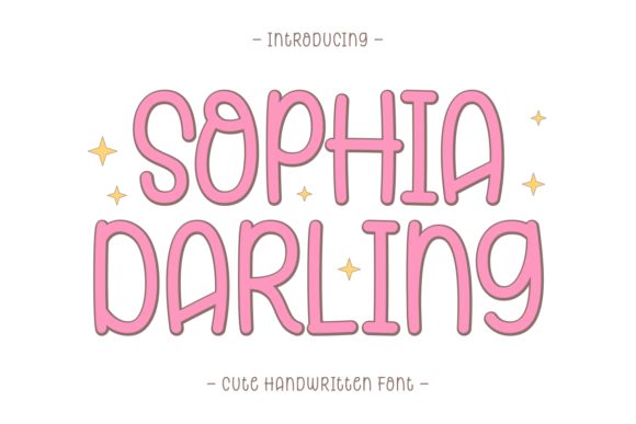 Sophia Darling: A Handwritten Font for Editorial Charm