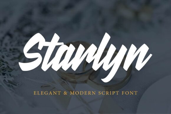 Starlyn Typeface: Elegant Script for Editorial Design