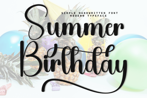 Summer Birthday Font: A Web Designer’s Review