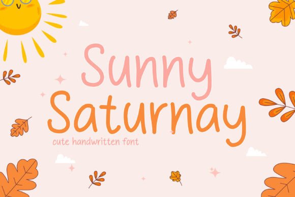 Sunny Saturnay: A Playful Handwritten Font for Web Design