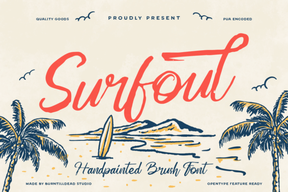Surfoul: A Hand-Painted Script Font for Editorial Design
