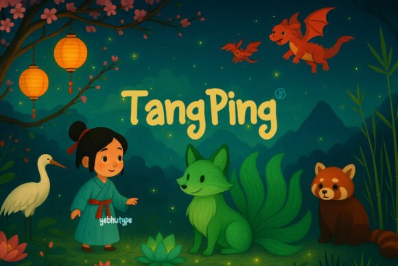 Tangping: A Soft Script Font for Elegant Branding