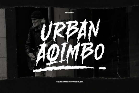 Urban Aqimbo: A Hand Brush Font for Bold Campaigns