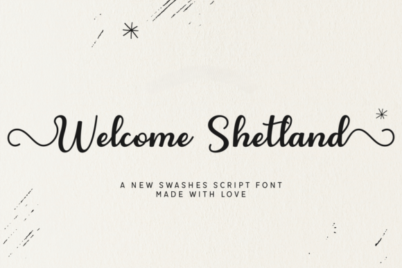 Welcome Shetland: A Romantic Script Font for Crafters