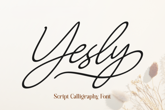 Yesly: A Graceful Script Font for Modern Web Design